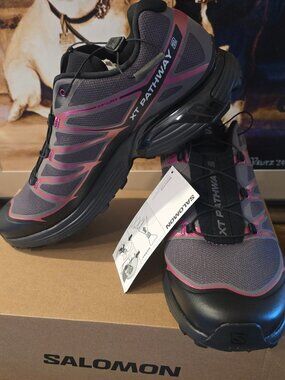 Size 11 Salomon XT-Pathway 2 Iridescent Pack L47795400 Mens US Hiking Shoes NEW